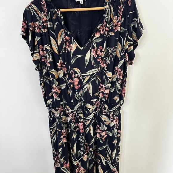 Reitmans Signature Black Floral Dress - Picture 1 of 4